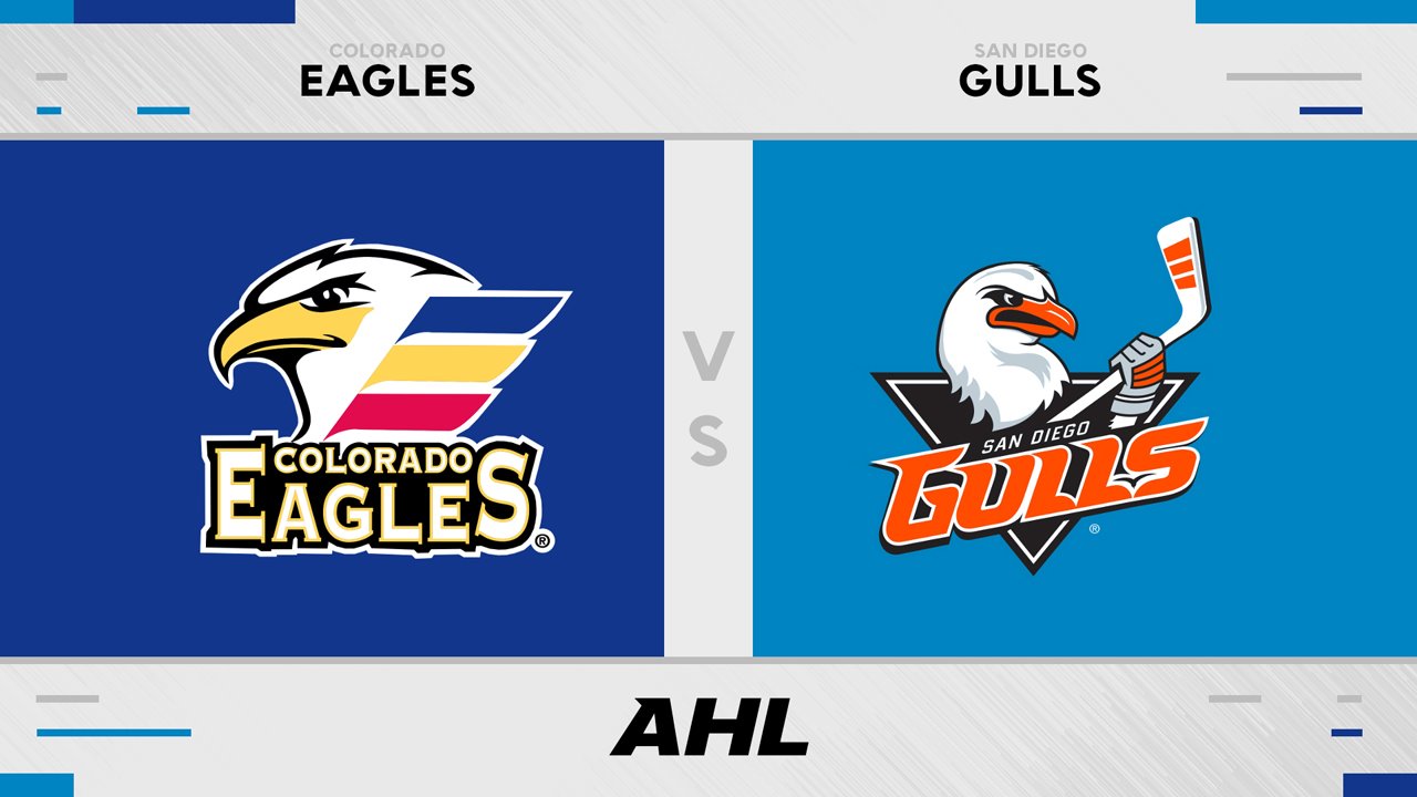 Colorado Eagles vs San Diego Gulls poster