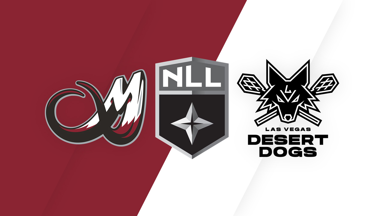 Colorado Mammoth vs Las Vegas Desert Dogs poster