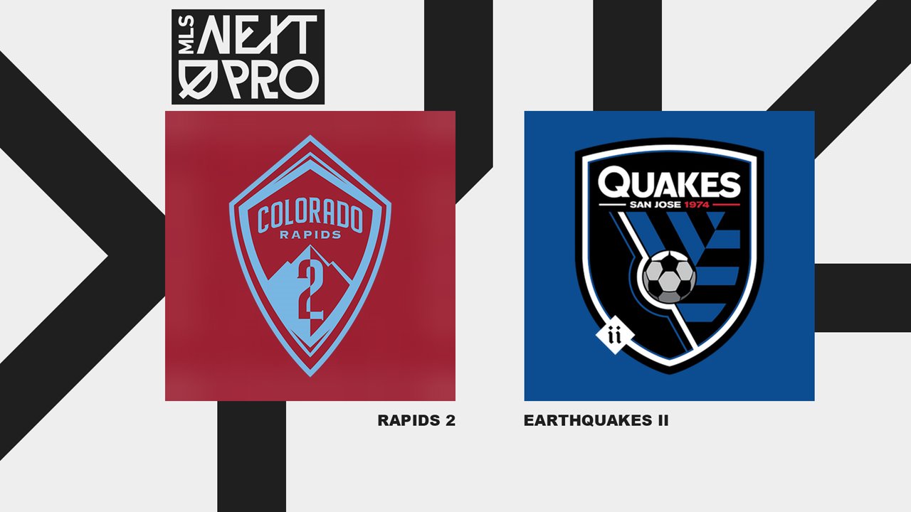 Colorado Rapids 2 vs San Jose Earthquakes II poster