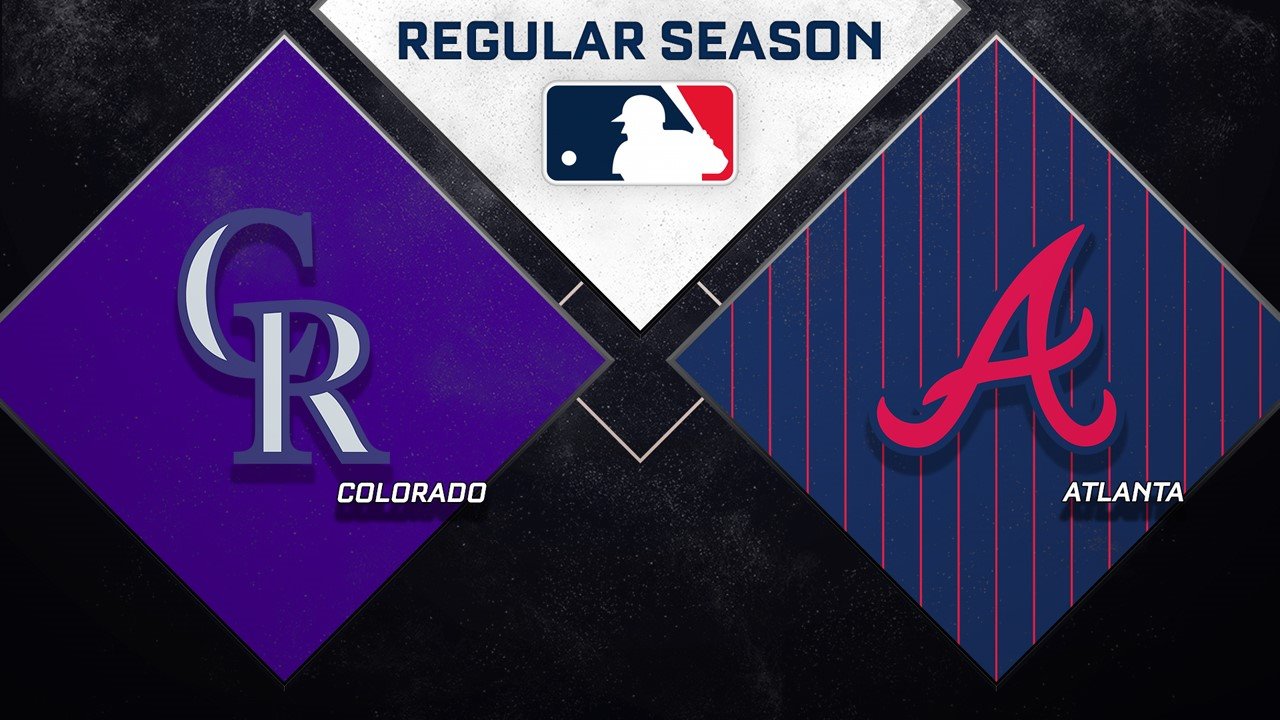 Colorado Rockies vs Atlanta Braves poster