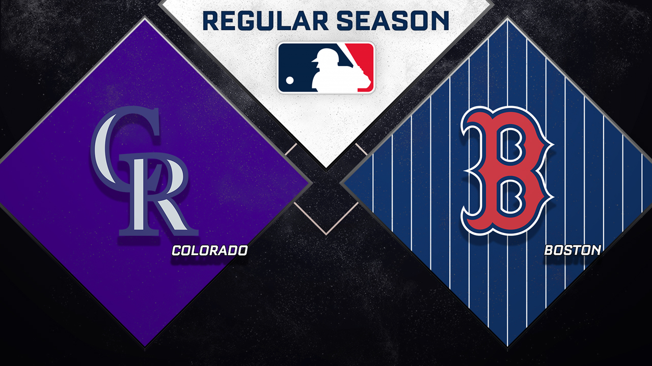 Colorado Rockies vs Boston Red Sox poster