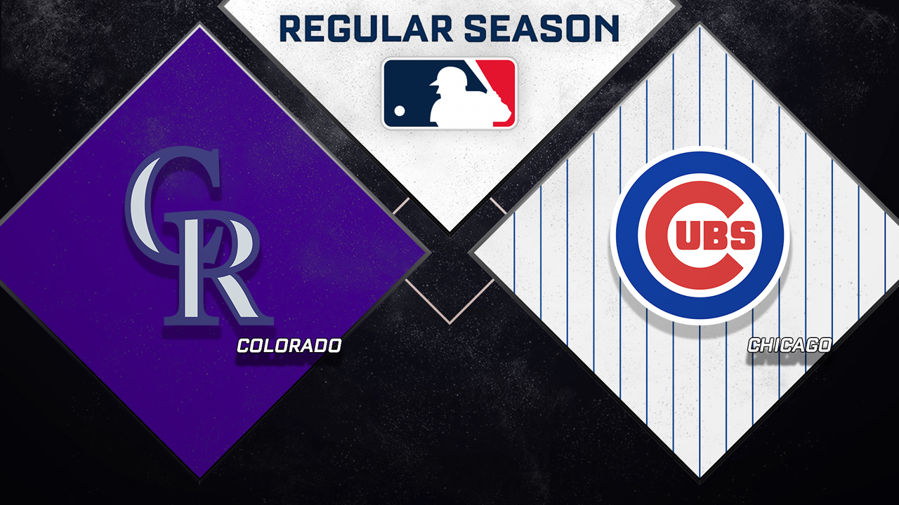 Colorado Rockies vs Chicago Cubs poster