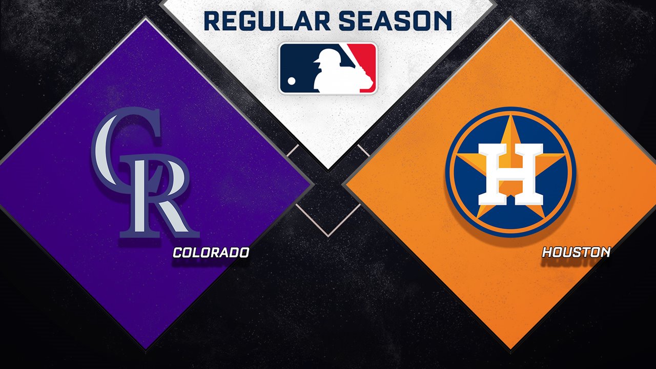 Colorado Rockies vs Houston Astros poster