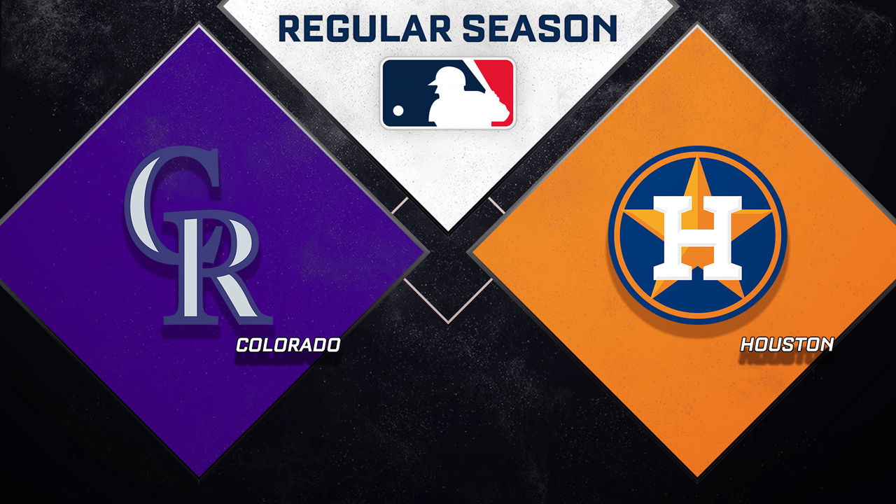 Colorado Rockies vs Houston Astros poster