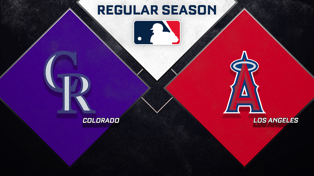 Colorado Rockies vs Los Angeles Angels poster