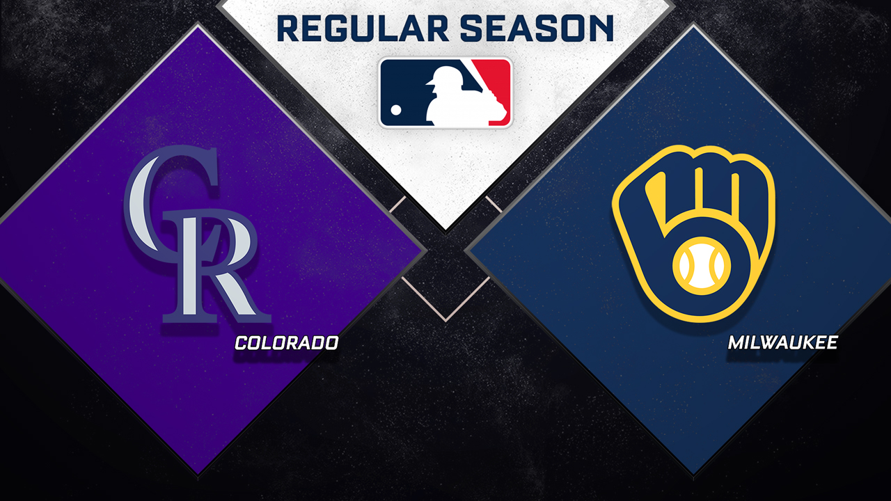 Colorado Rockies vs Milwaukee Brewers poster