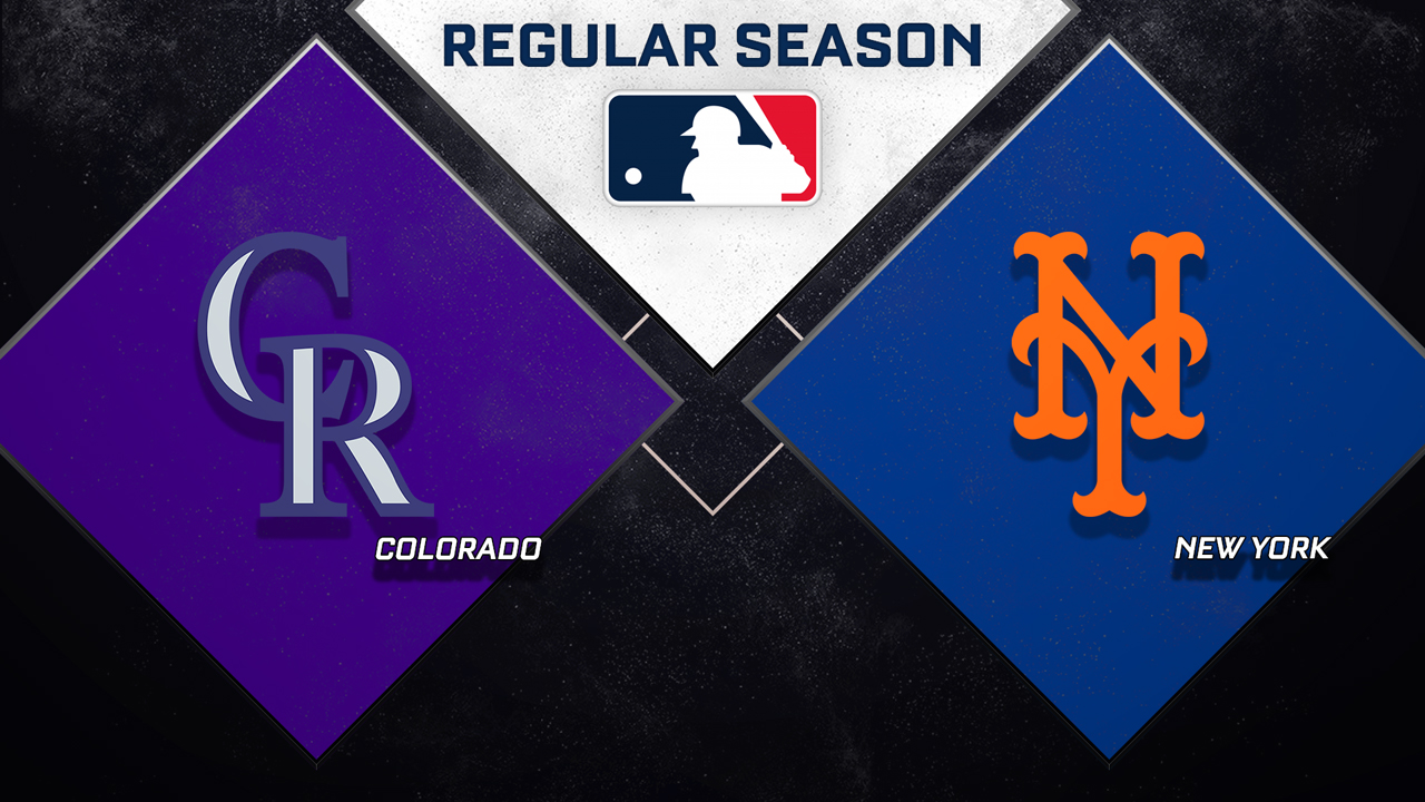 Colorado Rockies vs New York Mets poster