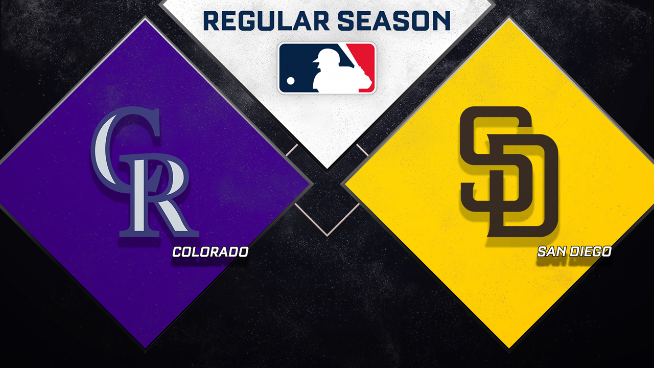 Colorado Rockies vs San Diego Padres poster