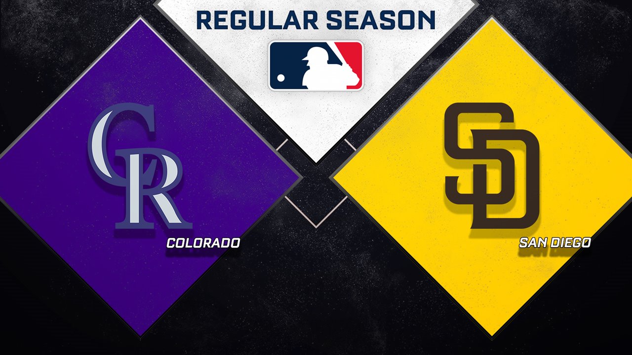 Colorado Rockies vs San Diego Padres poster