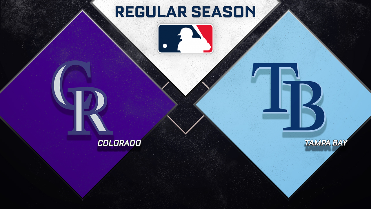 Colorado Rockies vs Tampa Bay Rays poster