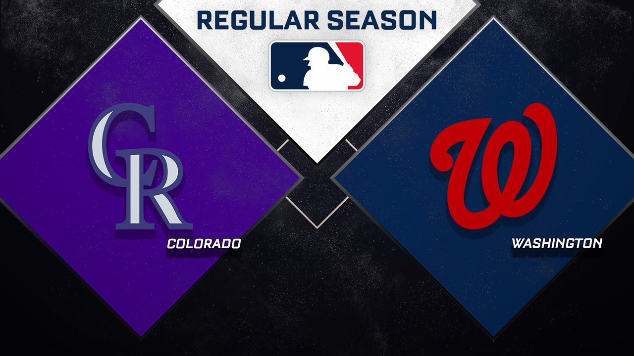 Colorado Rockies vs Washington Nationals poster