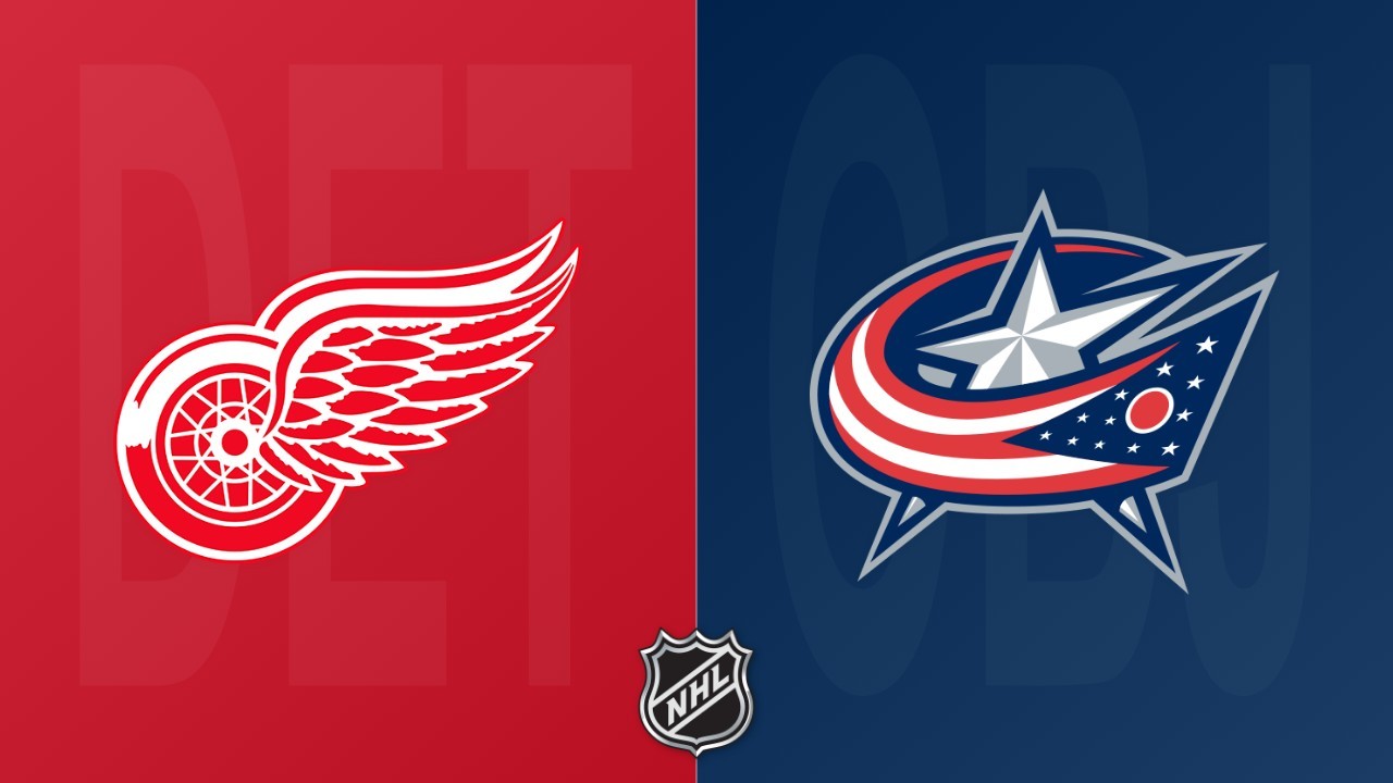 Columbus Blue Jackets vs Detroit Red Wings poster