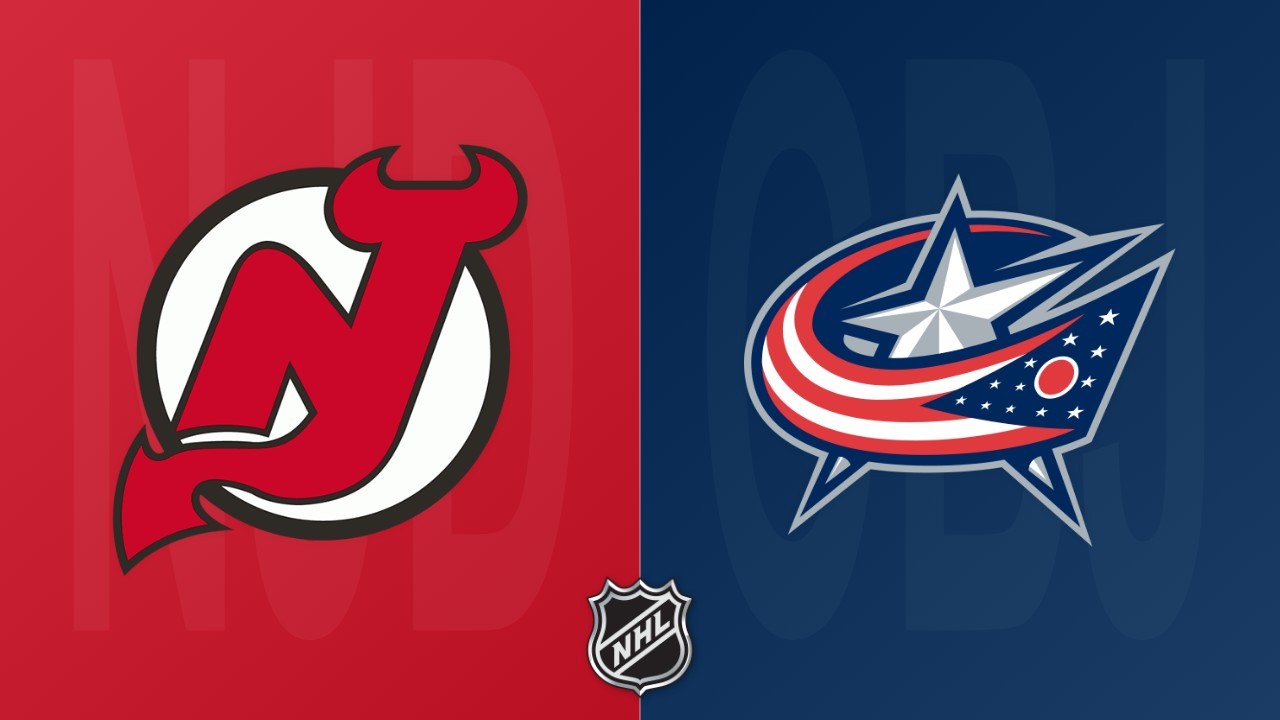 Columbus Blue Jackets vs New Jersey Devils poster