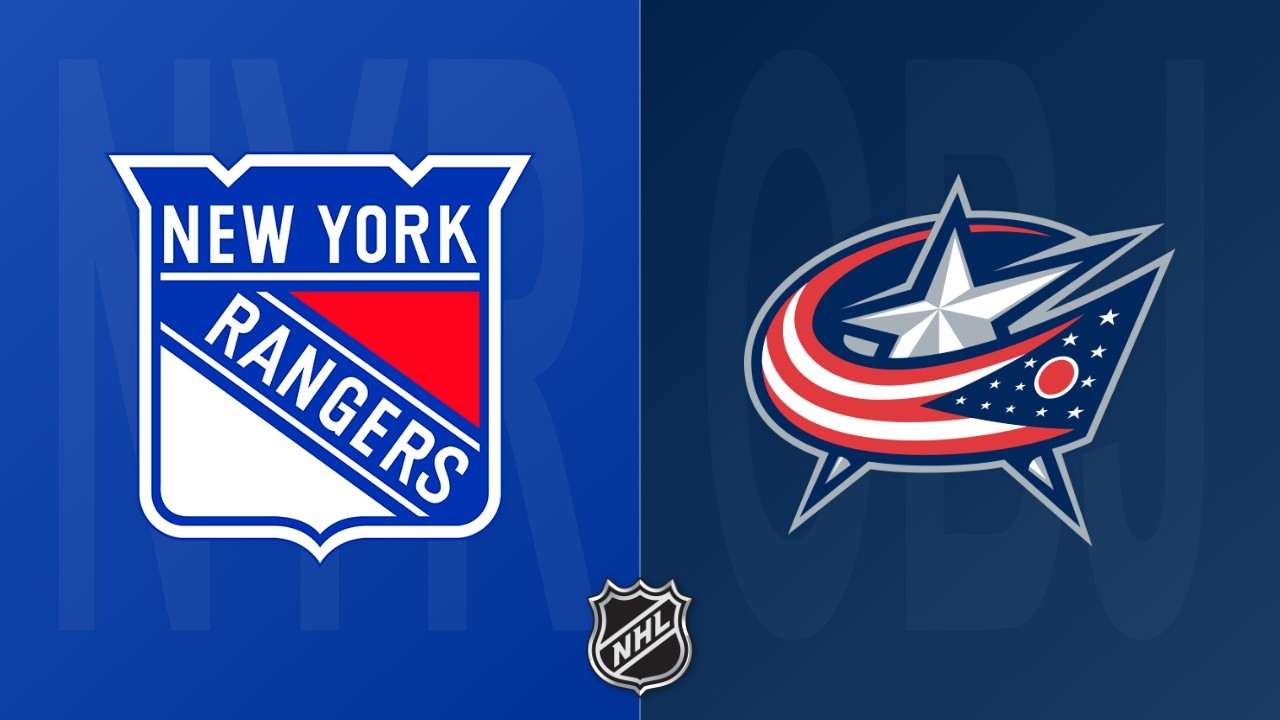 Columbus Blue Jackets vs New York Rangers poster