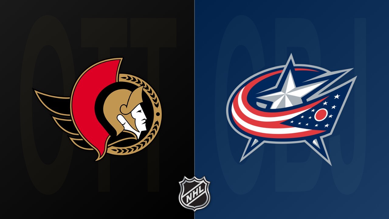 Columbus Blue Jackets vs Ottawa Senators poster