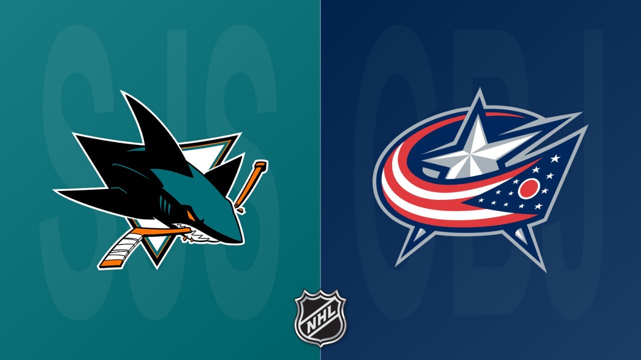 Columbus Blue Jackets vs San Jose Sharks poster