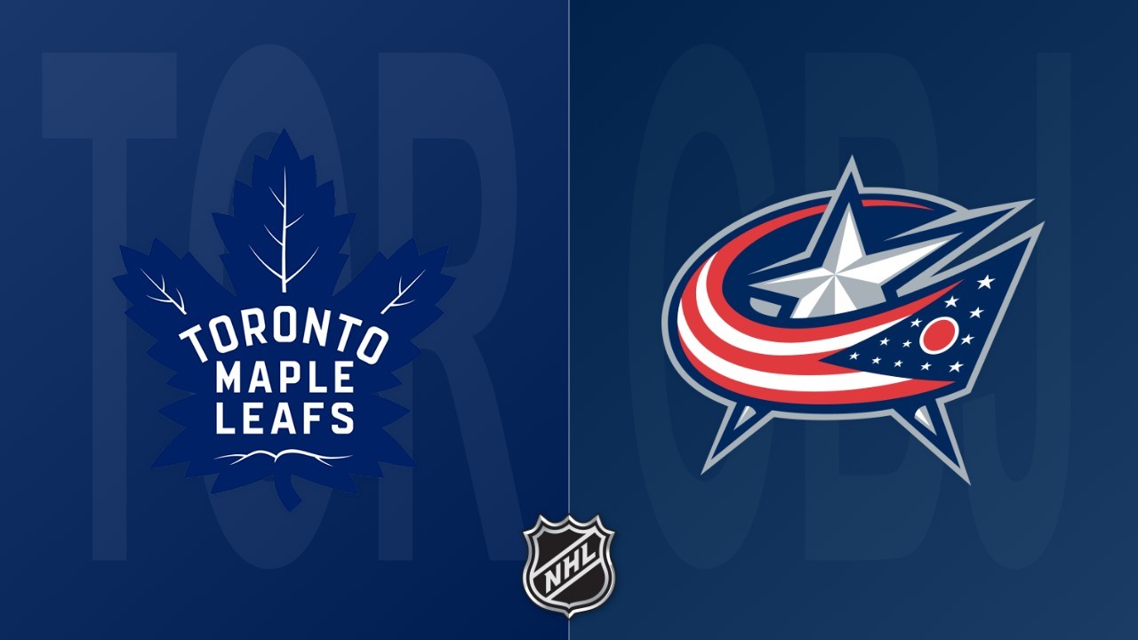 Columbus Blue Jackets vs Toronto Maple Leafs poster