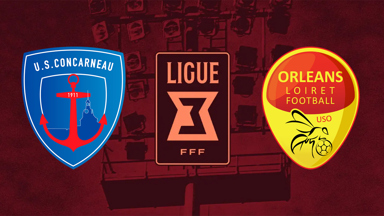 Concarneau vs Orléans poster