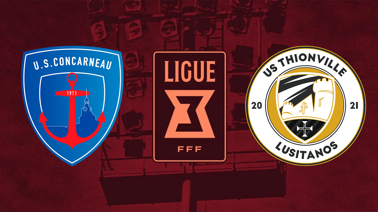 Concarneau vs Thionville Lusitanos poster