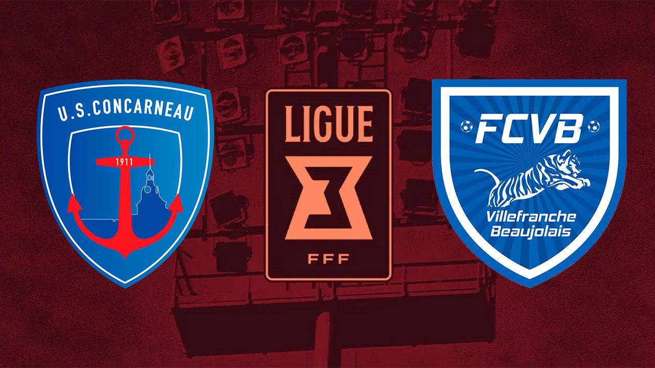 Concarneau vs Villefranche Beaujolais poster