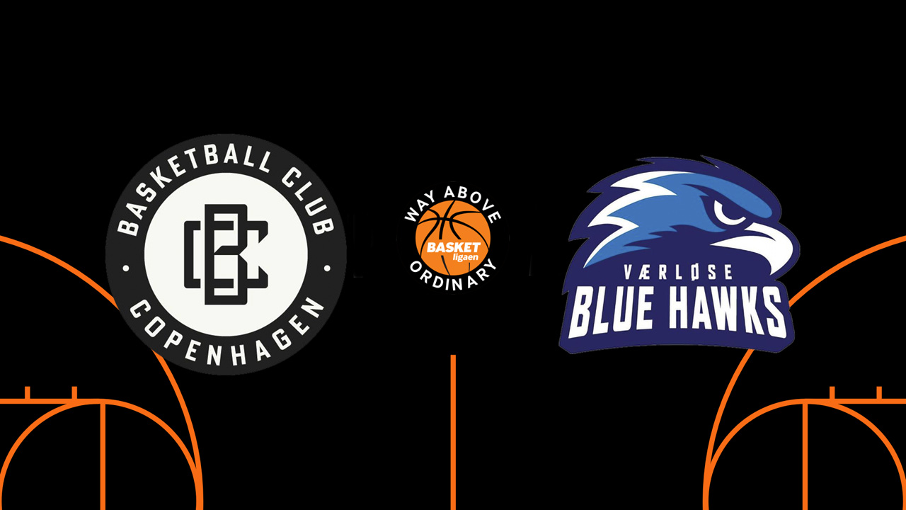 Copenhagen Basketball vs Værløse Blue Hawks poster