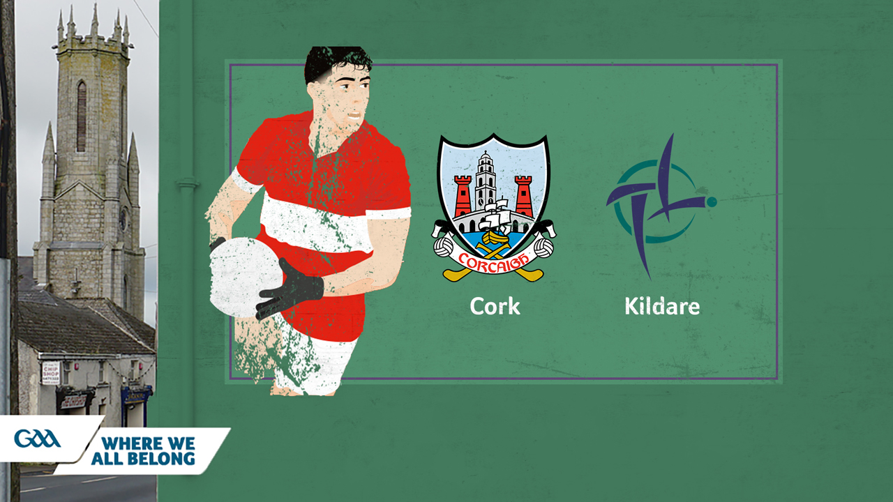 Cork GAA Football vs Kildare GAA Football poster