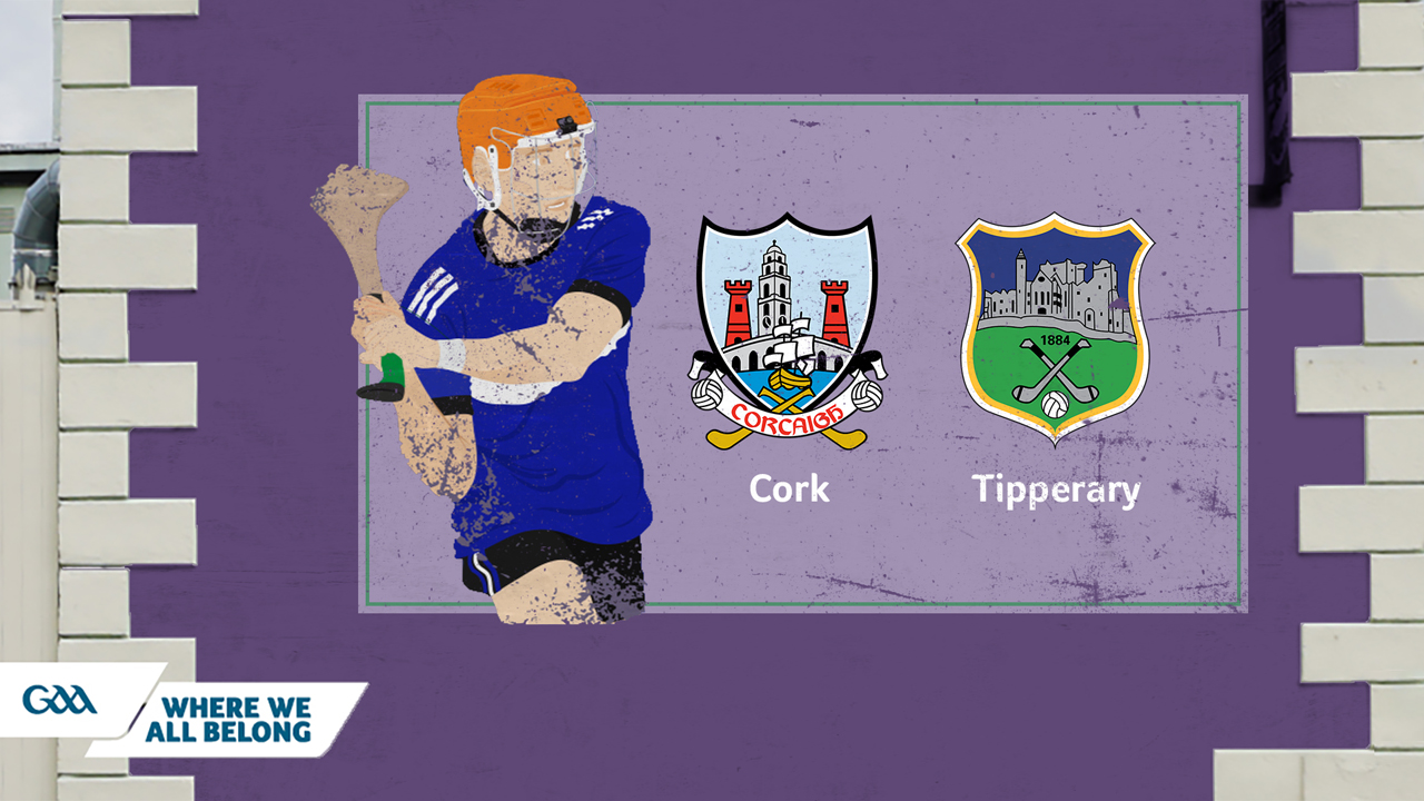 Cork GAA Hurling vs Tipperary GAA Hurling poster