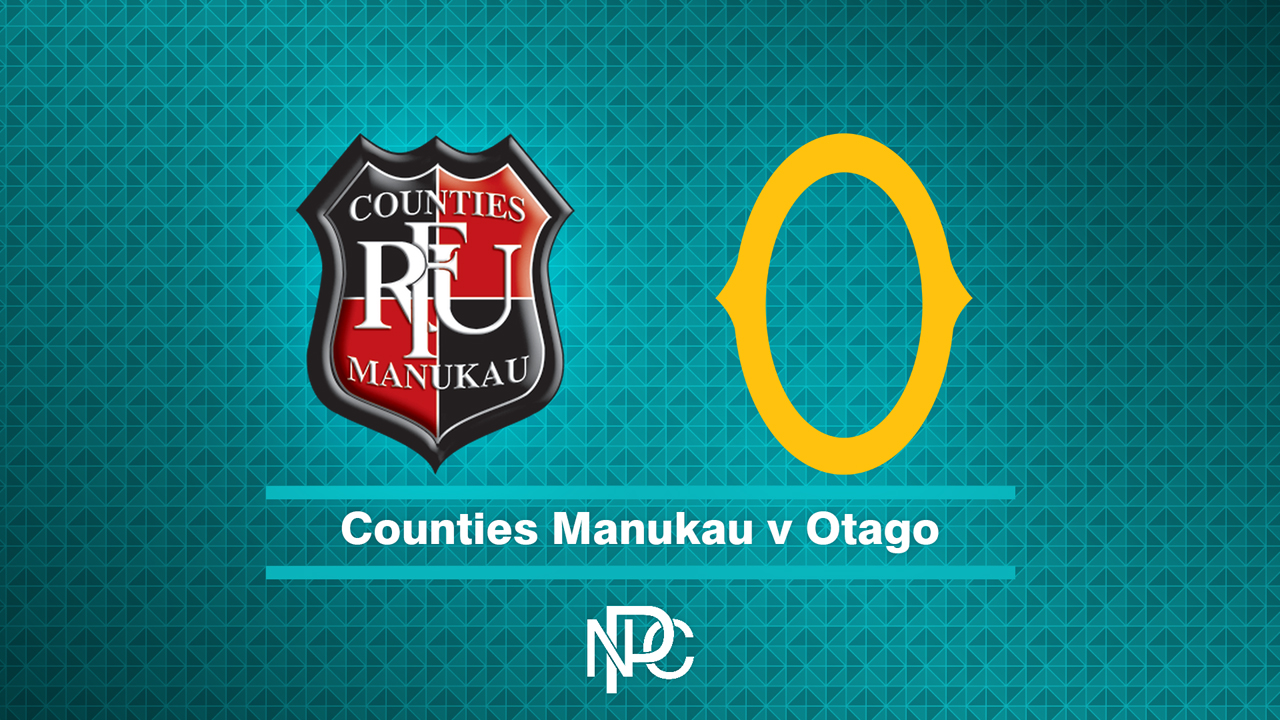 Counties Manukau vs Otago poster