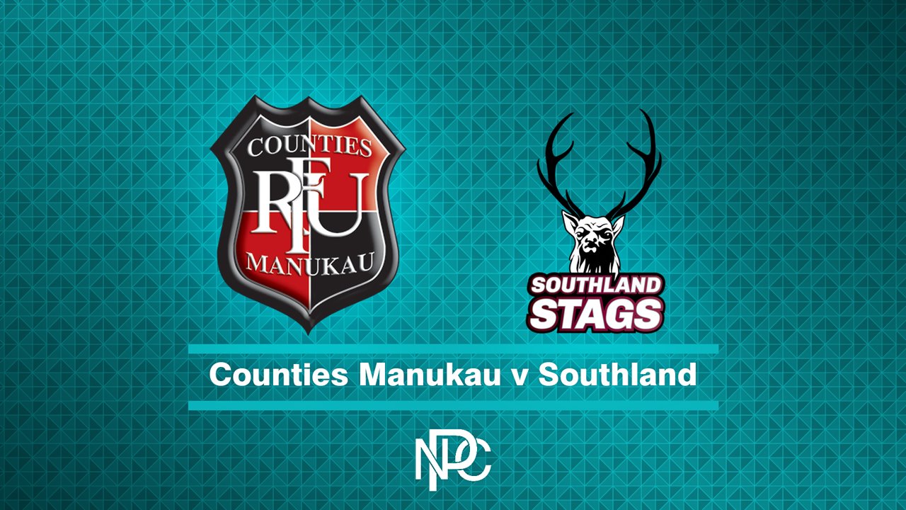Counties Manukau vs Southland poster