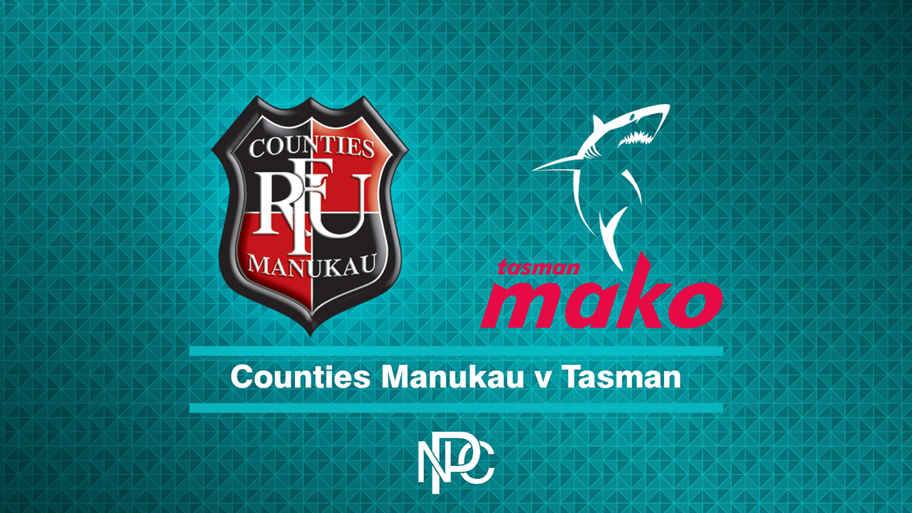 Counties Manukau vs Tasman poster
