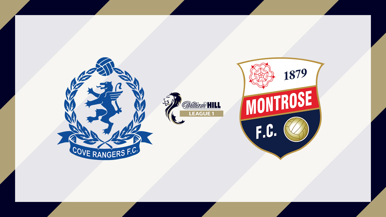 Cove Rangers vs Montrose poster
