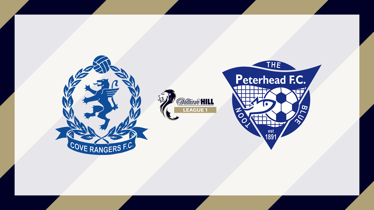 Cove Rangers vs Peterhead poster