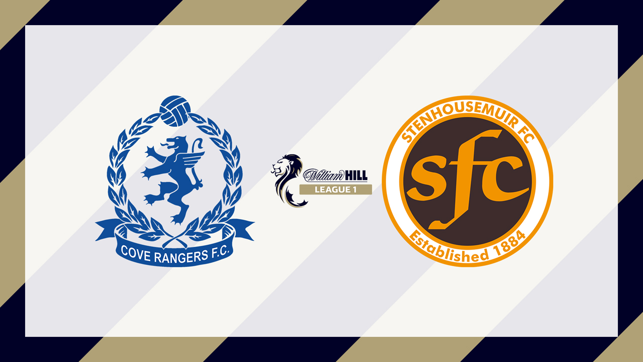 Cove Rangers vs Stenhousemuir poster
