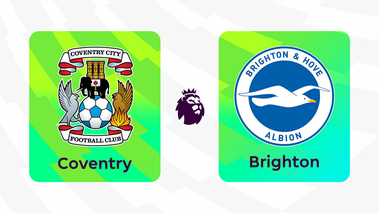 Coventry City vs Brighton and Hove Albion poster