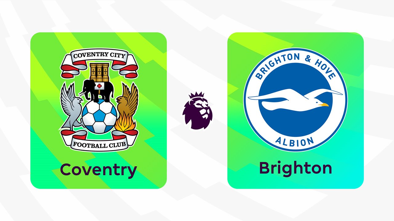 Coventry City vs Brighton and Hove Albion poster