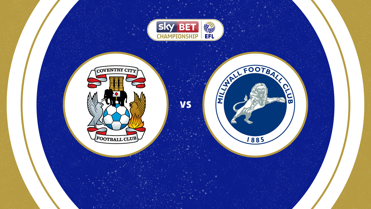 Coventry City vs Millwall poster