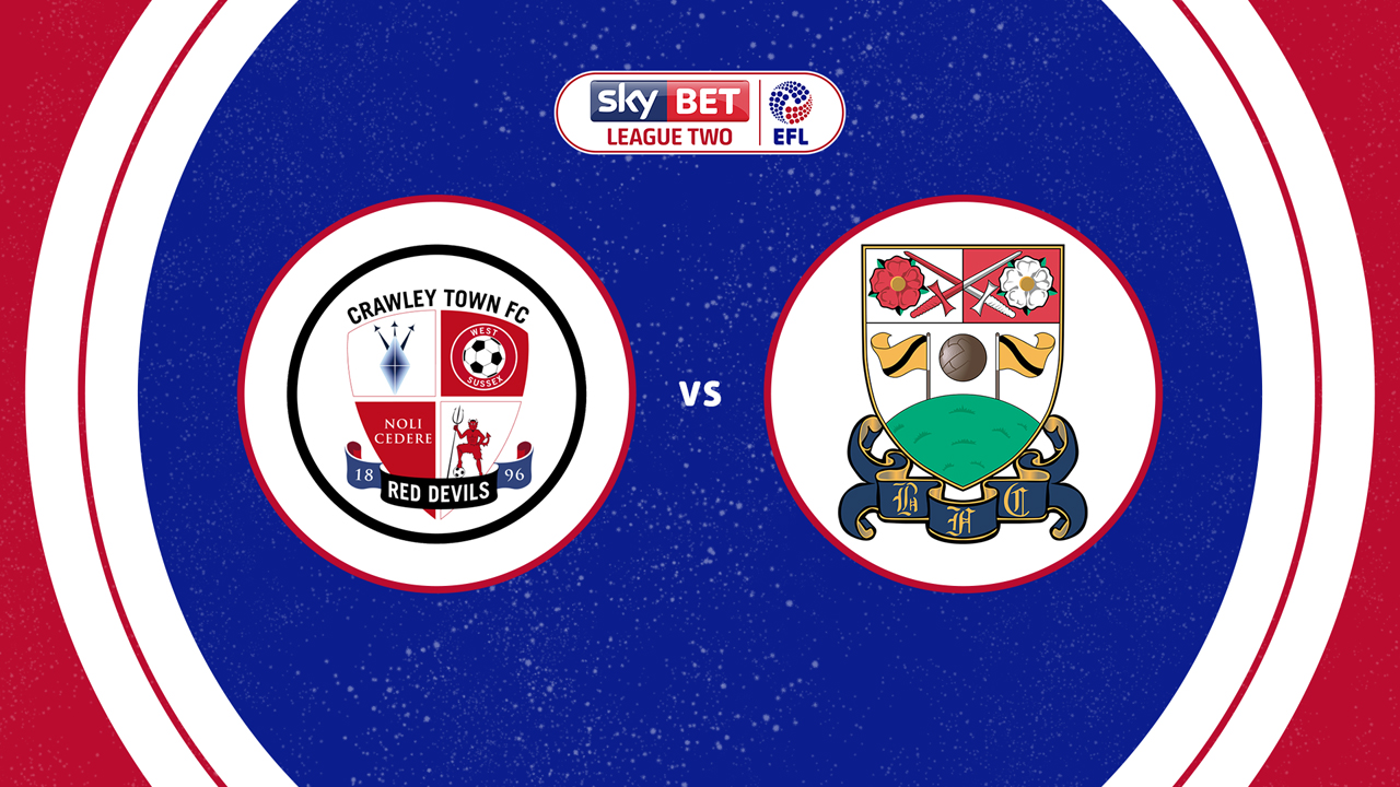 Crawley Town vs Barnet poster