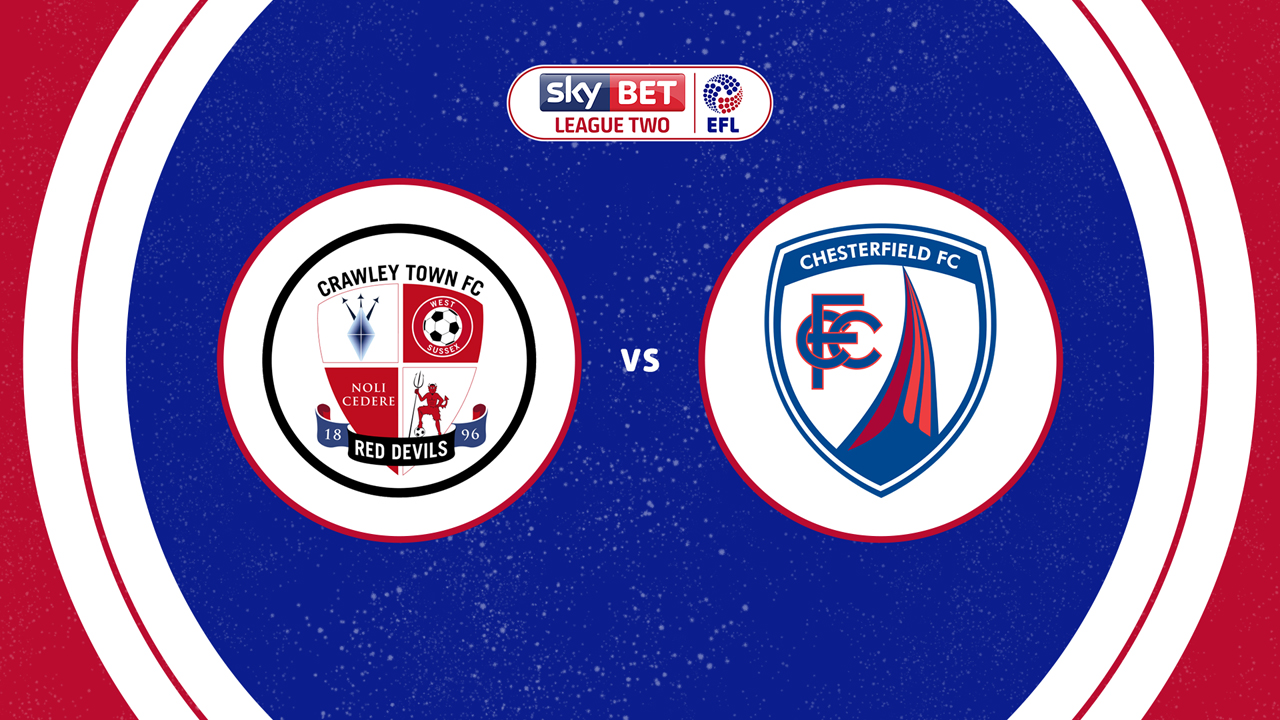 Crawley Town vs Chesterfield poster