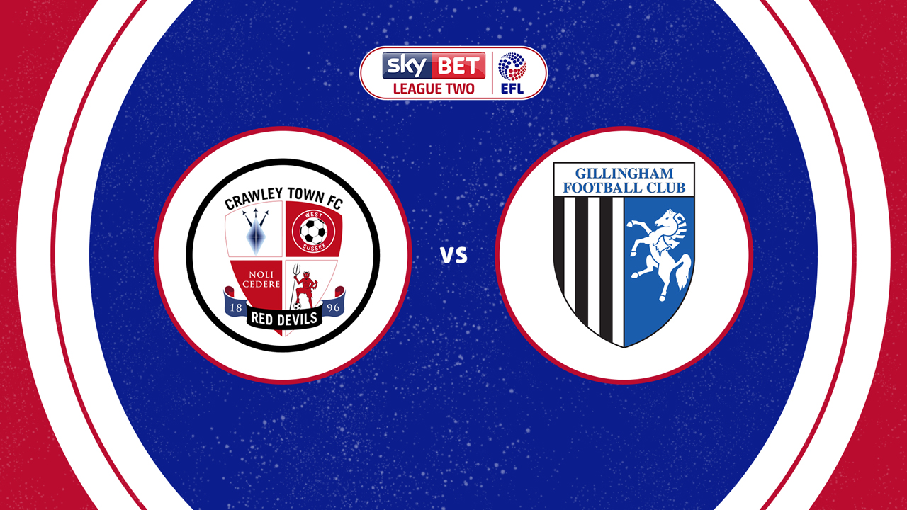 Crawley Town vs Gillingham poster