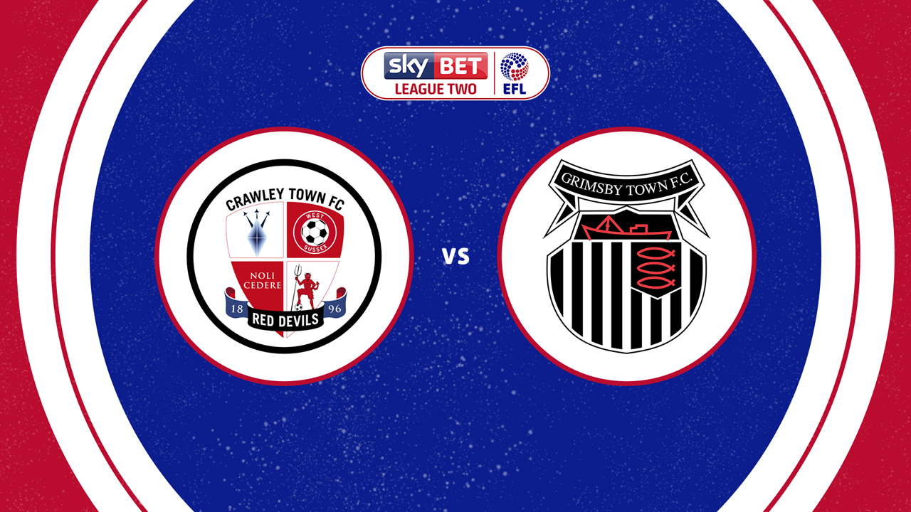 Crawley Town vs Grimsby Town poster