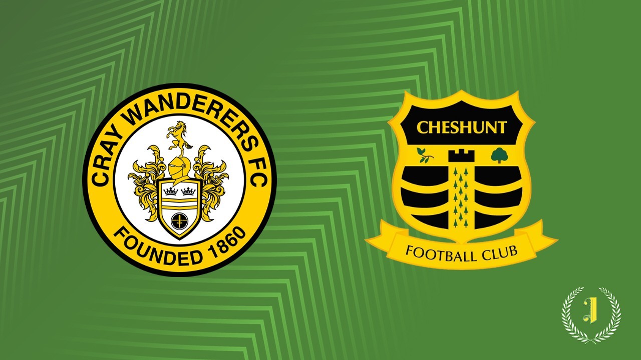 Cray Wanderers vs Cheshunt poster