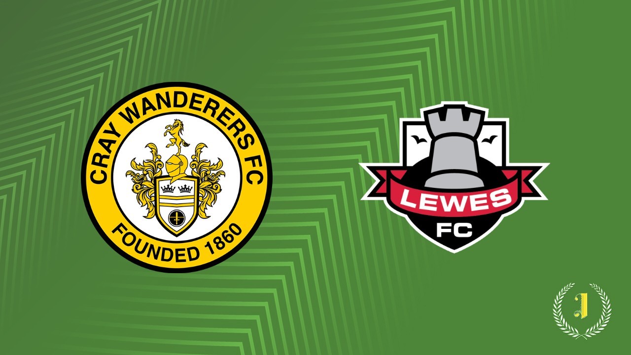 Cray Wanderers vs Lewes poster
