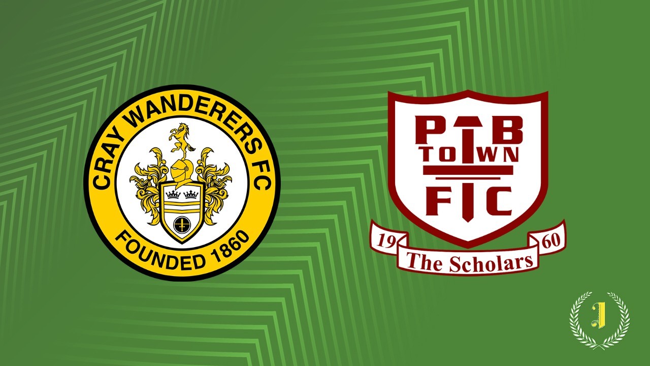 Cray Wanderers vs Potters Bar Town poster