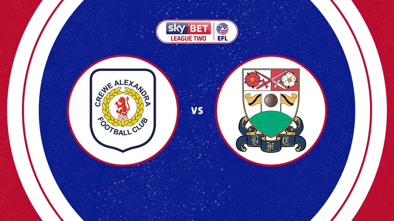 Crewe Alexandra vs Barnet poster