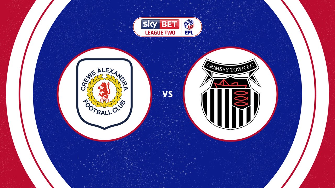 Crewe Alexandra vs Grimsby Town poster