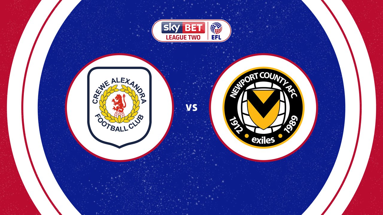 Crewe Alexandra vs Newport County poster