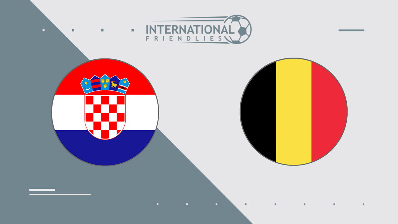 Croatia vs Belgium poster