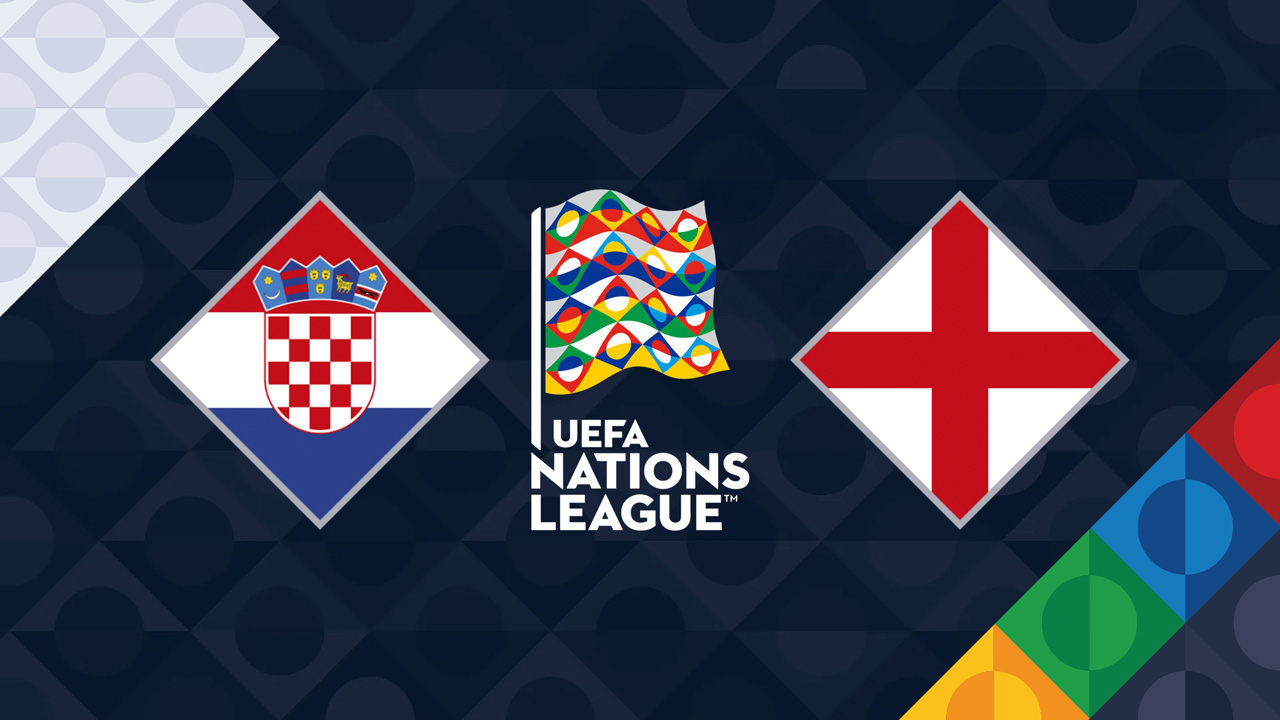 Croatia vs England poster