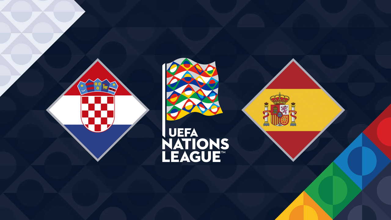Croatia vs Spain poster