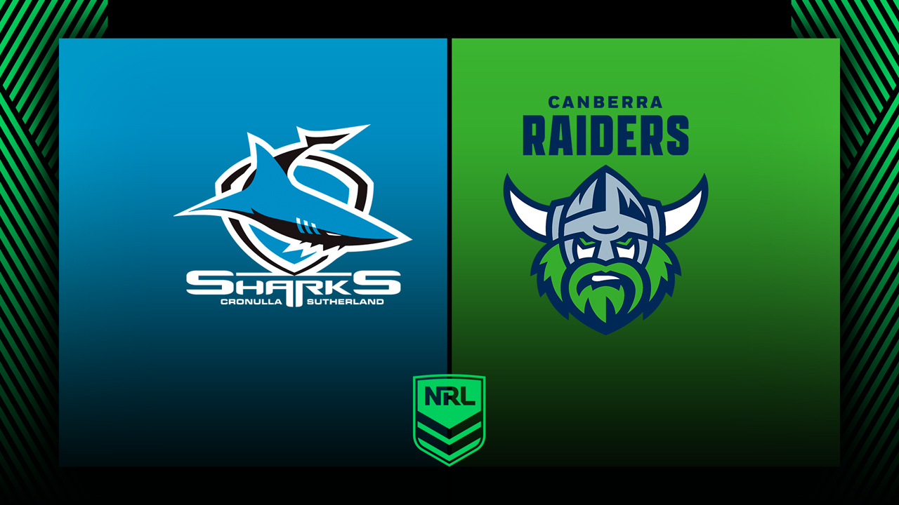 Cronulla Sharks vs Canberra Raiders poster